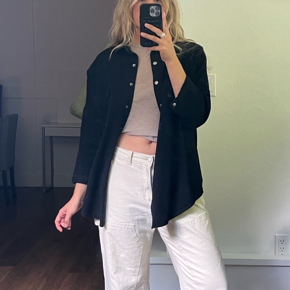 Black Canvas Light Jacket - Picture 2 of 6